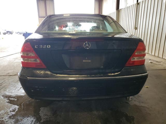 WDBRF64J64F476587 - 2004 MERCEDES-BENZ C 320 BLACK photo 6