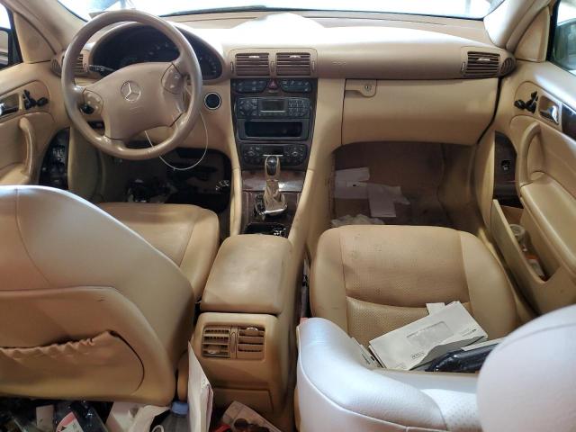 WDBRF64J64F476587 - 2004 MERCEDES-BENZ C 320 BLACK photo 8