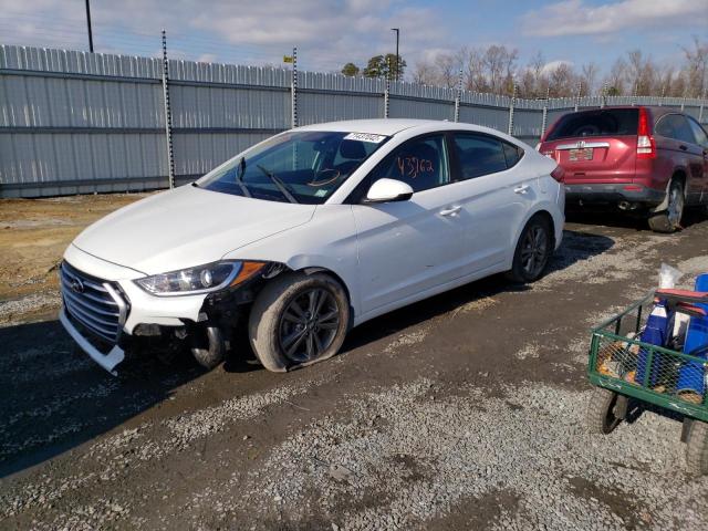 5NPD84LF5JH262246 - 2018 HYUNDAI ELANTRA SEL WHITE photo 1