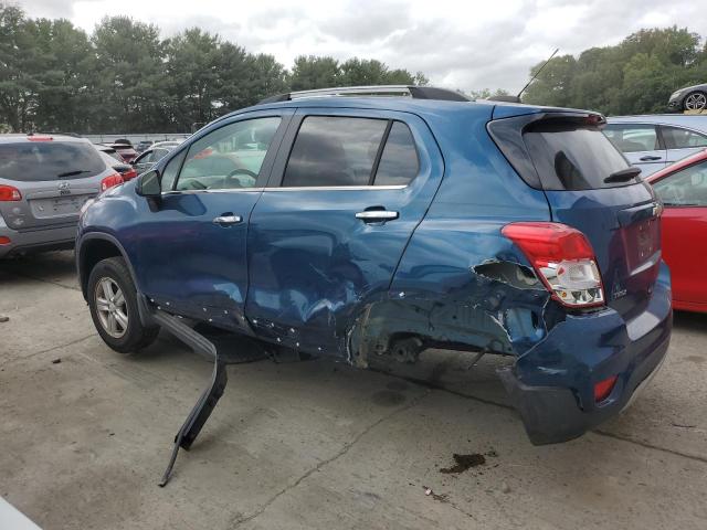 3GNCJLSBXLL245199 - 2020 CHEVROLET TRAX 1LT BLUE photo 2