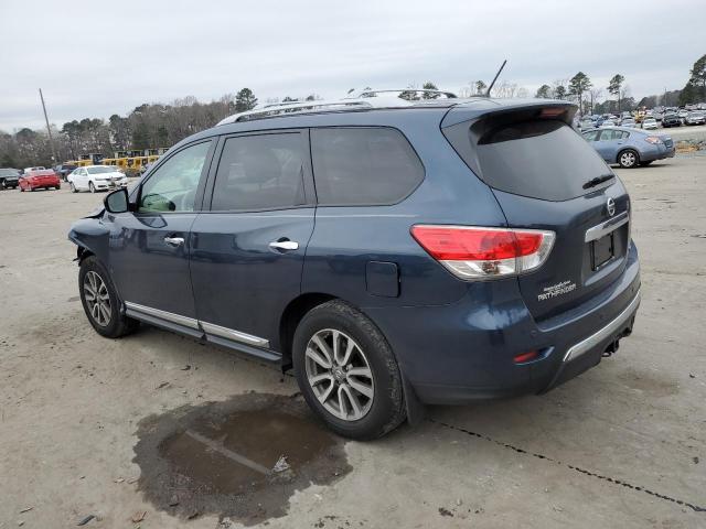 5N1AR2MN5EC687053 - 2014 NISSAN PATHFINDER S BLUE photo 2