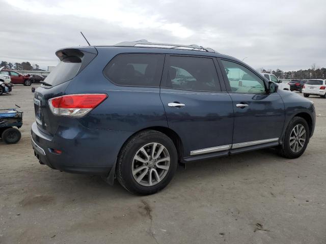 5N1AR2MN5EC687053 - 2014 NISSAN PATHFINDER S BLUE photo 3