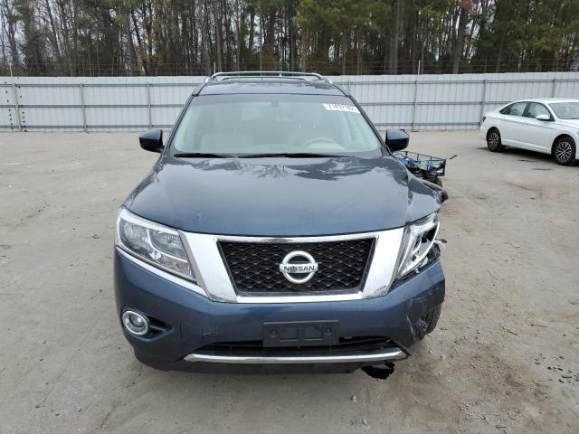 5N1AR2MN5EC687053 - 2014 NISSAN PATHFINDER S BLUE photo 5