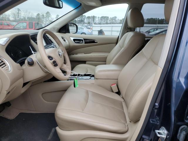 5N1AR2MN5EC687053 - 2014 NISSAN PATHFINDER S BLUE photo 7