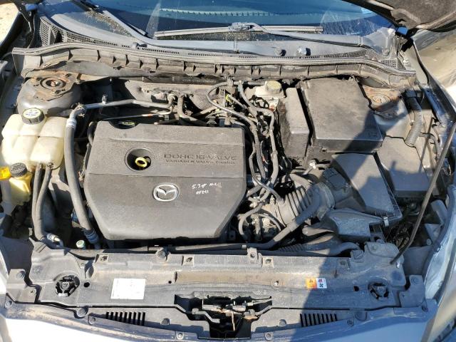 JM1BL1V96C1661964 - 2012 MAZDA 3 S GRAY photo 11