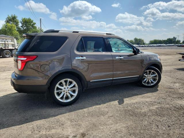 1FM5K8F81FGA39140 - 2015 FORD EXPLORER LIMITED ყავისფერი ფოტო 3