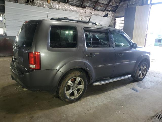 5FNYF4H53EB044284 - 2014 HONDA PILOT EXL GRAY photo 3
