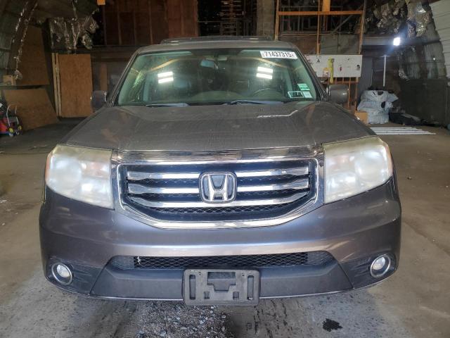 5FNYF4H53EB044284 - 2014 HONDA PILOT EXL GRAY photo 5