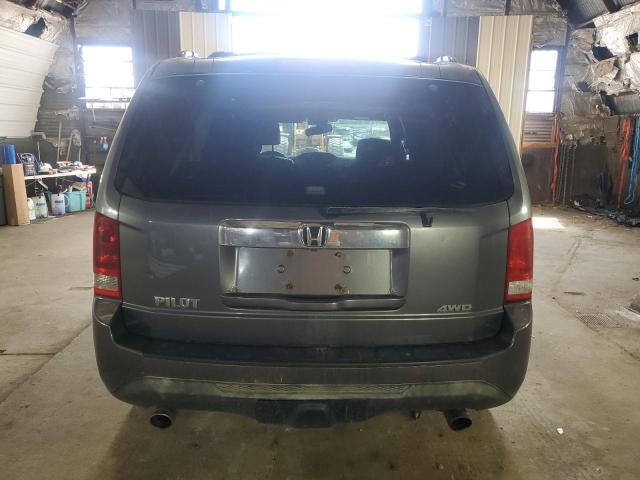 5FNYF4H53EB044284 - 2014 HONDA PILOT EXL GRAY photo 6