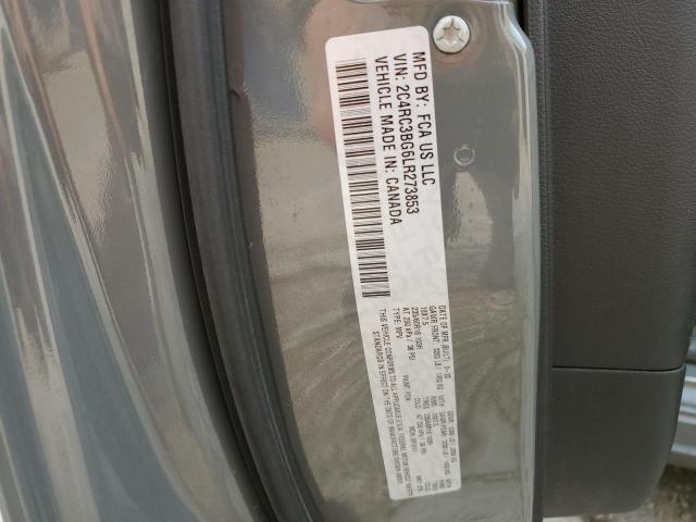 2C4RC3BG6LR273853 - 2020 CHRYSLER PACIFICA TOURING L Сұр фото 13