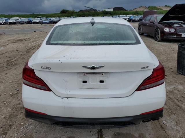 KMTG64LA2MU074691 - 2021 GENESIS G70 WHITE photo 6