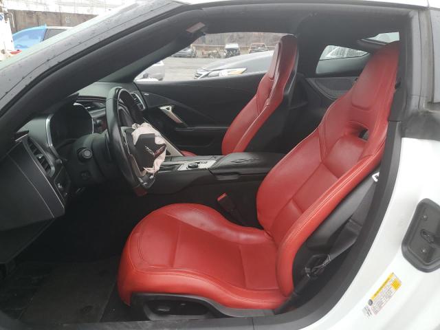 1G1YB2D73K5106165 - 2019 CHEVROLET CORVETTE STINGRAY 1LT WHITE photo 7