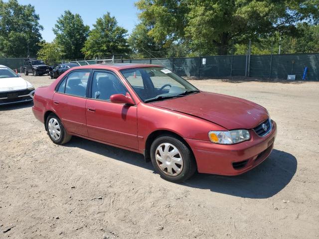 1NXBR18E91Z511457 - 2001 TOYOTA COROLLA CE RED photo 4