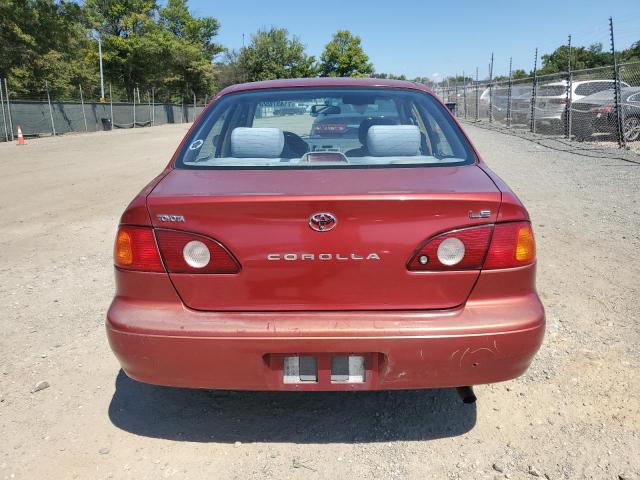 1NXBR18E91Z511457 - 2001 TOYOTA COROLLA CE RED photo 6