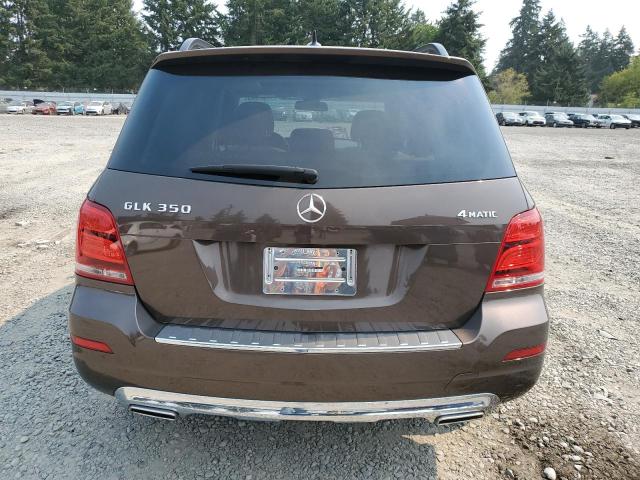 WDCGG8JB5FG439990 - 2015 MERCEDES-BENZ GLK 350 4MATIC BROWN photo 6