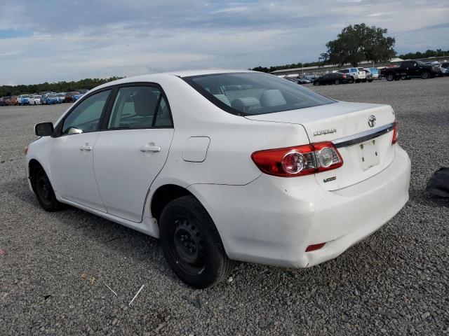 2T1BU4EE0BC652442 - 2011 TOYOTA COROLLA BASE WHITE photo 2