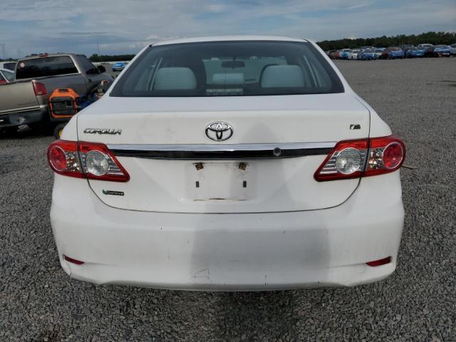 2T1BU4EE0BC652442 - 2011 TOYOTA COROLLA BASE WHITE photo 6