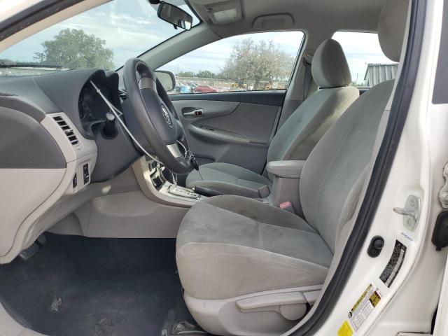 2T1BU4EE0BC652442 - 2011 TOYOTA COROLLA BASE WHITE photo 7