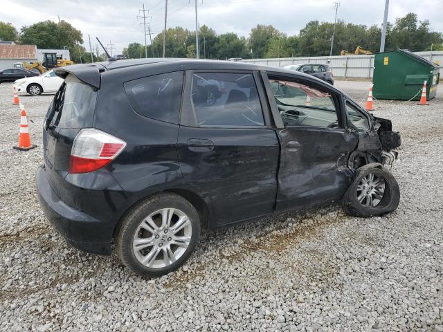 JHMGE8G40AS014783 - 2010 HONDA FIT SPORT BLACK photo 3