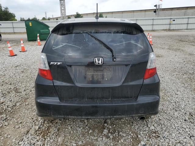 JHMGE8G40AS014783 - 2010 HONDA FIT SPORT BLACK photo 6