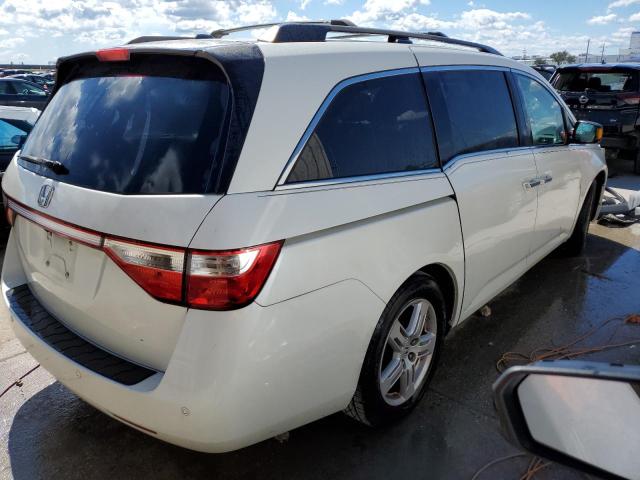 5FNRL5H95DB049345 - 2013 HONDA ODYSSEY TOURING WHITE photo 3