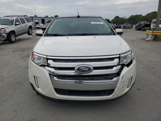 2FMDK3KC5DBA35136 - 2013 FORD EDGE LIMITED WHITE photo 5