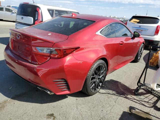 JTHHA5BC0H5005653 - 2017 LEXUS RC 200T RED photo 3