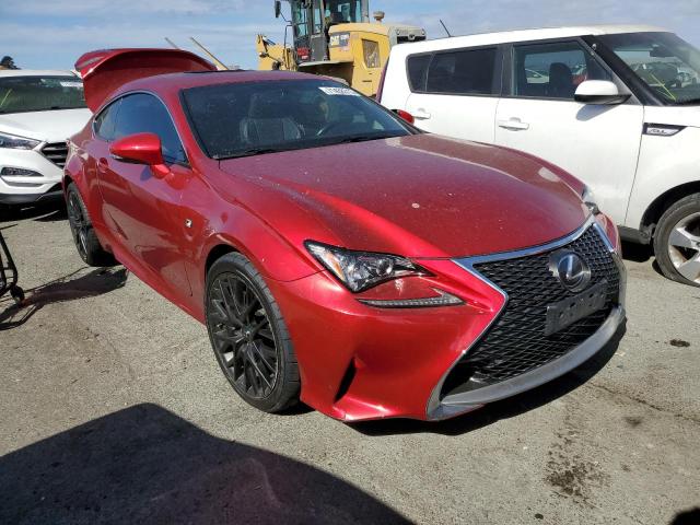 JTHHA5BC0H5005653 - 2017 LEXUS RC 200T RED photo 4