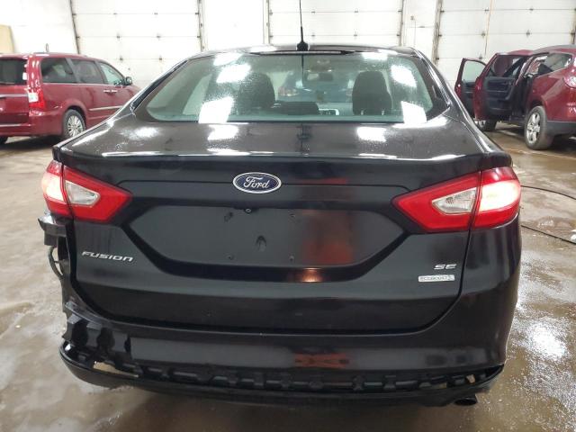 3FA6P0HD6FR178281 - 2015 FORD FUSION SE BLACK photo 6