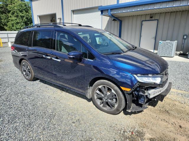 5FNRL6H93PB059799 - 2023 HONDA ODYSSEY ELITE أزرق صورة 4