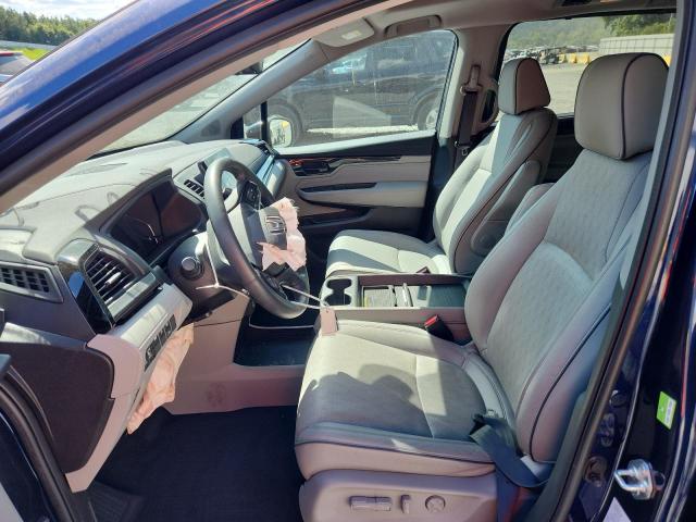 5FNRL6H93PB059799 - 2023 HONDA ODYSSEY ELITE أزرق صورة 7