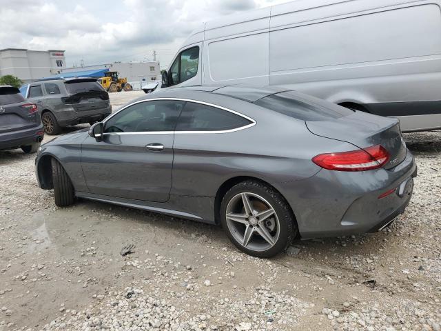 WDDWJ4KB0HF334797 - 2017 MERCEDES-BENZ C 300 4MATIC GRAY photo 2