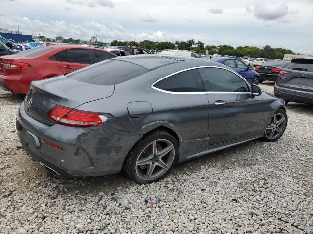 WDDWJ4KB0HF334797 - 2017 MERCEDES-BENZ C 300 4MATIC GRAY photo 3