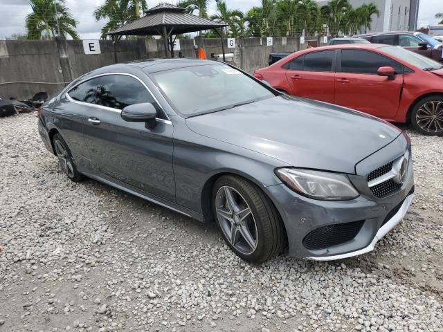 WDDWJ4KB0HF334797 - 2017 MERCEDES-BENZ C 300 4MATIC GRAY photo 4