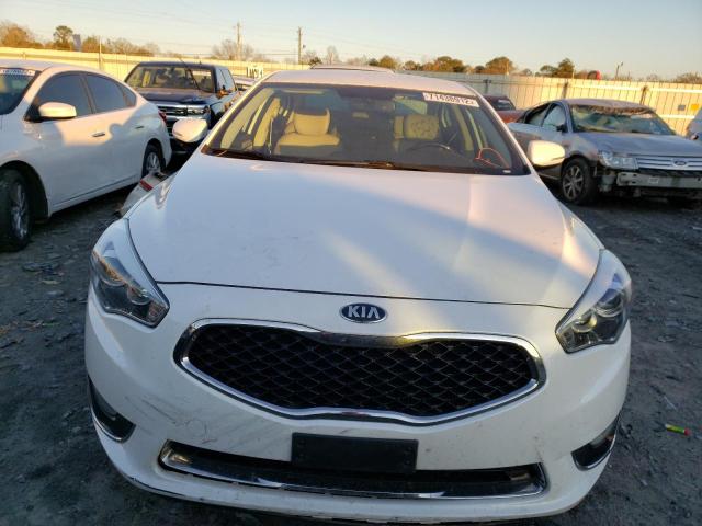 KNALN4D74F5187927 - 2015 KIA CADENZA PREMIUM WHITE photo 5