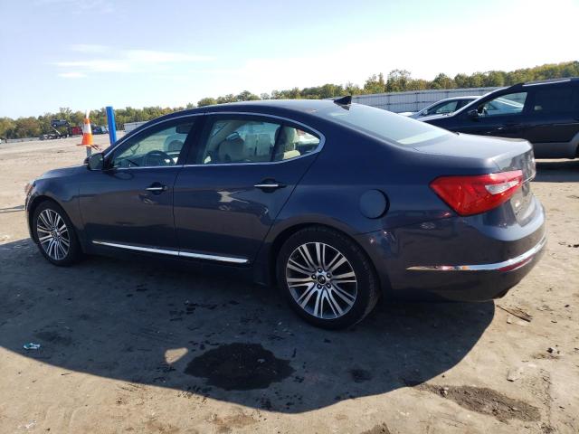 KNALN4D79E5146319 - 2014 KIA CADENZA PREMIUM BLUE photo 2