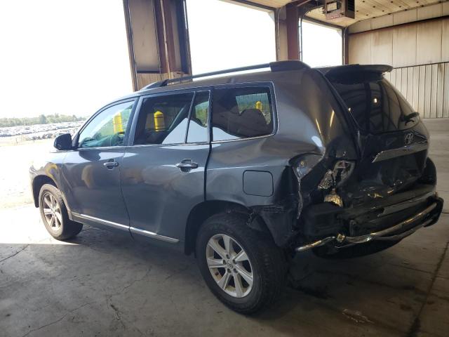 5TDBK3EH4DS227147 - 2013 TOYOTA HIGHLANDER BASE Сұр фото 2
