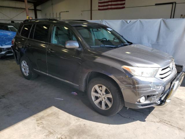 5TDBK3EH4DS227147 - 2013 TOYOTA HIGHLANDER BASE Сұр фото 4