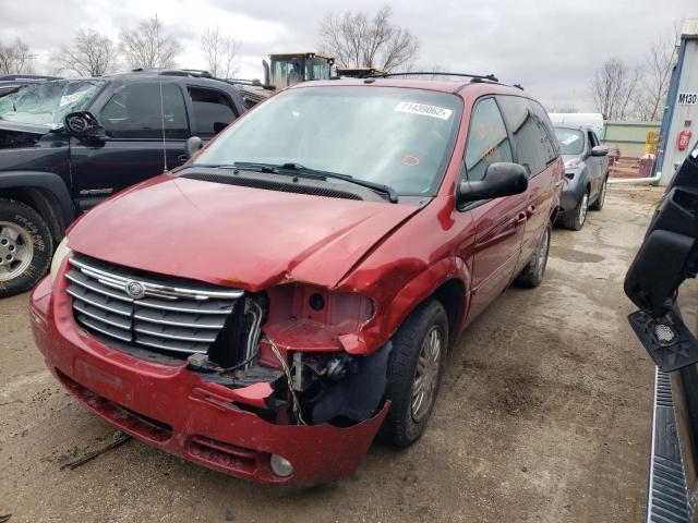 2A8GP64L67R172804 - 2007 CHRYSLER TOWN & COU LIMITED RED photo 1