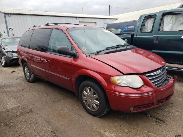 2A8GP64L67R172804 - 2007 CHRYSLER TOWN & COU LIMITED RED photo 4