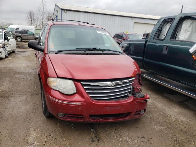 2A8GP64L67R172804 - 2007 CHRYSLER TOWN & COU LIMITED RED photo 5
