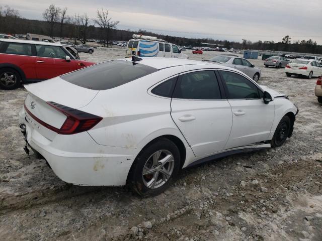 5NPEG4JA1MH064265 - 2021 HYUNDAI SONATA SE WHITE photo 3