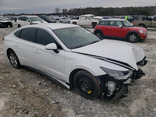 5NPEG4JA1MH064265 - 2021 HYUNDAI SONATA SE WHITE photo 4