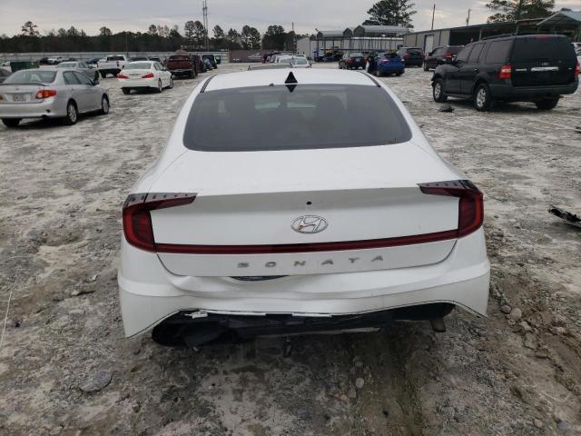 5NPEG4JA1MH064265 - 2021 HYUNDAI SONATA SE WHITE photo 6