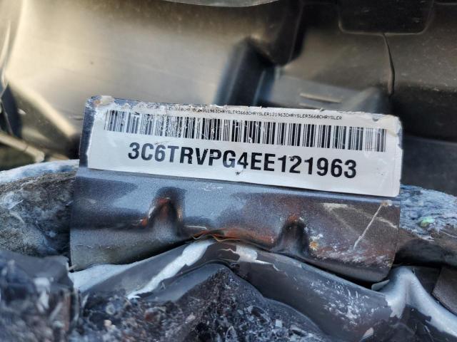 3C6TRVPG4EE121963 - 2014 RAM PROMASTER 2500 HIGH ნაცრისფერი ფოტო 10