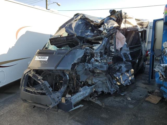 3C6TRVPG4EE121963 - 2014 RAM PROMASTER 2500 HIGH ნაცრისფერი ფოტო 2