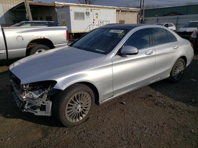 55SWF4KB7FU040812 - 2015 MERCEDES-BENZ C 300 4MATIC SILVER photo 1