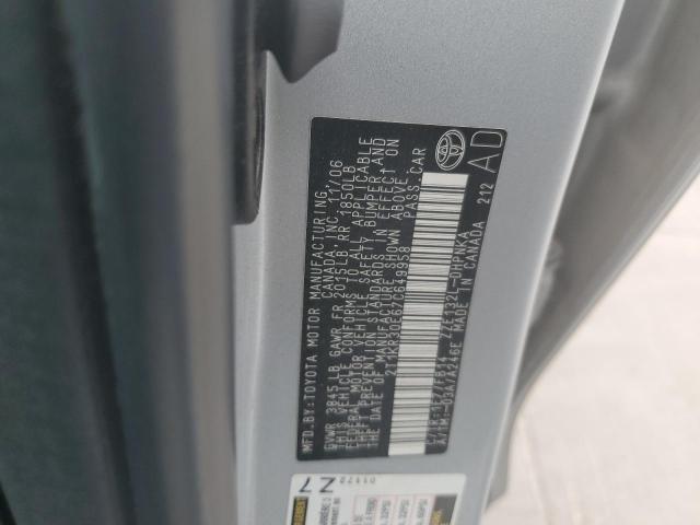 2T1KR30E67C649958 - 2007 TOYOTA COROLLA MA XR SILVER photo 12