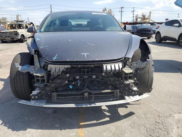 5YJ3E1ECXMF075836 - 2021 TESLA MODEL 3 Gris foto 5