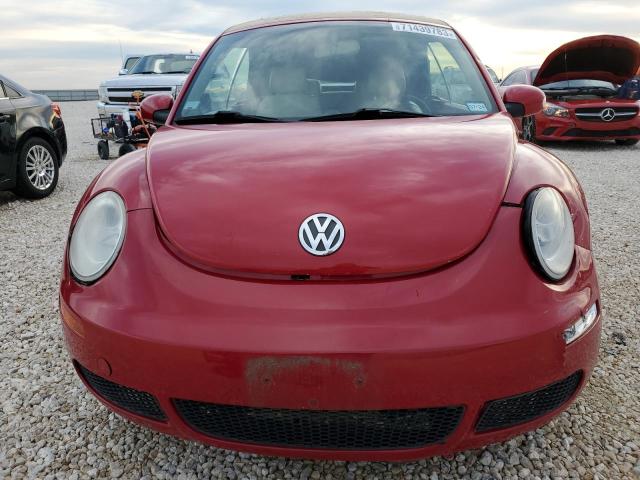 3VWRF31Y16M308535 - 2006 VOLKSWAGEN NEW BEETLE CONVERTIBLE OPTION PACKAGE 1 RED photo 5